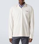 Хлопковая пике-поло Miu Miu, Bianco+Blu+Rosso - фото 3