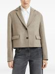 Brunello Cucinelli укороченный пиджак, нейтральный - фото 3