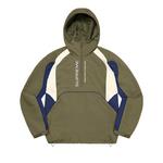 Пуловер Supreme Paneled Half Zip Pullover, Olive - фото