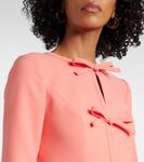 Креповое платье с бантом Carolina Herrera, Sunset - фото 4