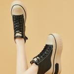 Ботильоны женские высокие Daphne, черный - фото 10