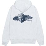 Худи Hypnos Zip Stussy, серый - фото