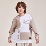 Детский свитшот Mizuno, светлый хаки - фото 12