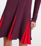 Мини-платье из джерси Ferragamo, Oxblood - фото 5