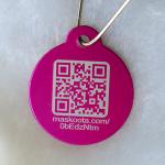 Подвеска для собак Maskoota Чапа с логотипом, розовый - фото 4