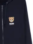 Толстовка с капюшоном и принтом Тедди на молнии Moschino, синий - фото 3