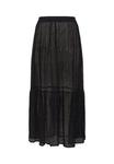 Юбка Kaffe Maxi skirt, Black Deep/Mottled Black - фото 6