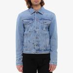 Куртка Off-White Arrow Twist Denim Jacket 'Cobalt Blue/White', синий - фото 3