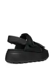 Сандалии на платформе с двумя ремешками Geox, черный - фото 2