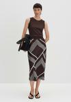 Юбка someday. MIDI ALL-OVER PRINT, Dark Espresso/Brown - фото 2