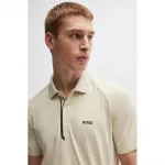 Поло BOSS Paddytech 10262069, бежевый - фото 4