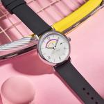 Disney Часы Mickey Series Quartz Movement Silicone Strap Watch Unisex White Dial - фото 3