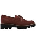 Женские лоферы Gino с рифленой подошвой White Mountain, Rust Suede Wide Width - фото 2