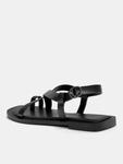 Сандалии с Т-образной перемычкой Pull&Bear, черный - фото 4