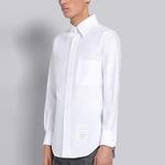 Оксфордская рубашка THOM BROWNE, белый - фото 6