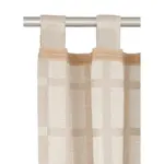 Штора Toco-Karo с петлями, 1 шт. Wirth, бежевый - фото 3