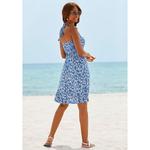 Женское платье-бюстье с принтом Lascana, Blue Printed - фото 2