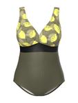 Купальник Ulla Popken, цвет khakigrün - фото