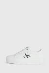 Белые кроссовки на платформе с монограммой Graz Calvin Klein, белый - фото 3
