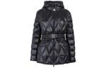 Пуховик женский черный Moncler - фото