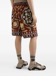 Dolce & Gabbana поплиновые шорты, коричневый - фото 5