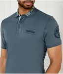 Поло E-AMUNDSEN 1 regular fit Napapijri, синий - фото 4