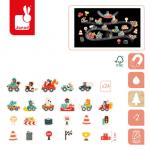 Janod, Магниты Машинки 24 шт 2+. - фото 2