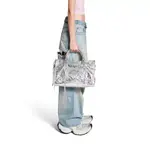 Сумка Le city Balenciaga, серебряный - фото 2