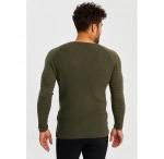 Мужской вязаный пуловер Leif Nelson, Khaki - фото 2