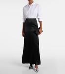 Платье макси Nile Staud, черный - фото 2