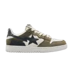 Кроссовки BAPE Sk8 Sta #4 M1, Olive Drab - фото
