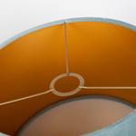 Абажур 30x24 см, голубой - фото 2