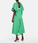 Платье-миди из крепа Dolan Roland Mouret, Apple Green - фото 3