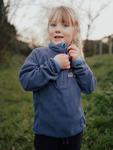 Детская куртка Cosy Cub Micro Zip Fleece Spotty Otter, Navy - фото 2