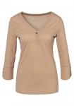 LASCANA Лонгслив в цвете Nude - фото