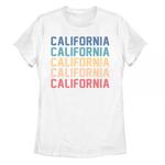 Футболка с рисунком штата Калифорния для юниоров - фото
