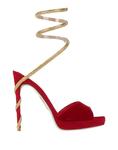Сандалии Rene' Caovilla, красный - фото