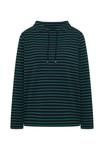 Топ Cecil GESTREIFTES FUNNELNECK , Grün/Dark Green - фото 5