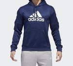 Толстовка adidas Large logo Printing Pattern Pullover Navy Blue, синий - фото 3