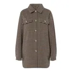 Куртка Pieces Saga Shacket, коричневый - фото