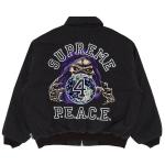Рабочая куртка Supreme Peace с вышивкой, цвет Черный - фото 2