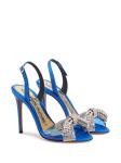 Alexandre Vauthier босоножки с кристаллами, синий - фото 2
