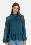 Блуза Alma en Pena Blouse, Dark Blue/Dark-Blue Denim - фото