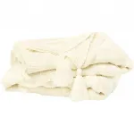 Покрывало Плед Boho с модными помпонами Primera, бежевый - фото