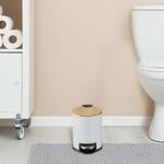 Мусорное ведро для ванной комнаты Relaxdays, черный - фото 9