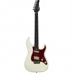 Электрогитара Schecter MV-6 с грифом из черного дерева, цвет Olympic White - фото 2