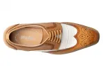 Beaumont Wingtip Оксфорды Stacy Adams, Tan/White - фото 7