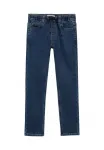 Детские прямые джинсы Mango Kids, Dark Blue - фото