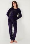 Пижамный комплект LELA REGULAR FIT SET, Dark Purple - фото 2
