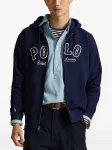 Худи на молнии Polo Ralph Lauren, синий - фото 3